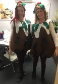 hire giant christmas puddings