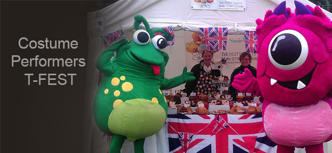 Proven Mascot Performers For Events: Drive Engagement And Maximise Brand Impact 2 Mascot and costumer performers Kent