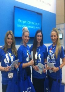 exhibition staff and sales staff for conferences and trade shows at Manchester Central
