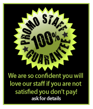 Promo Staff 100% Guarantee Logo