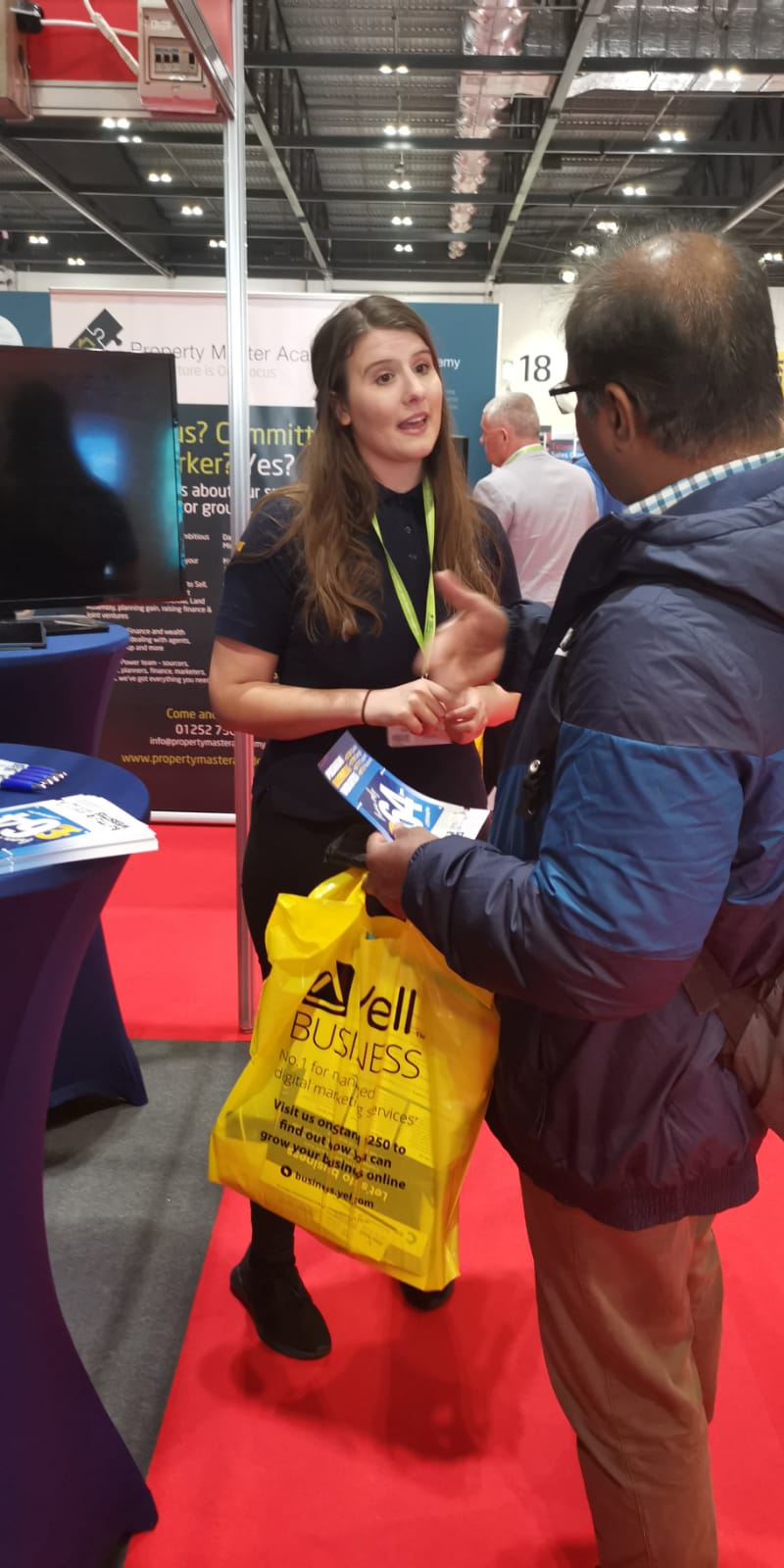 Exhibition staff across the UK