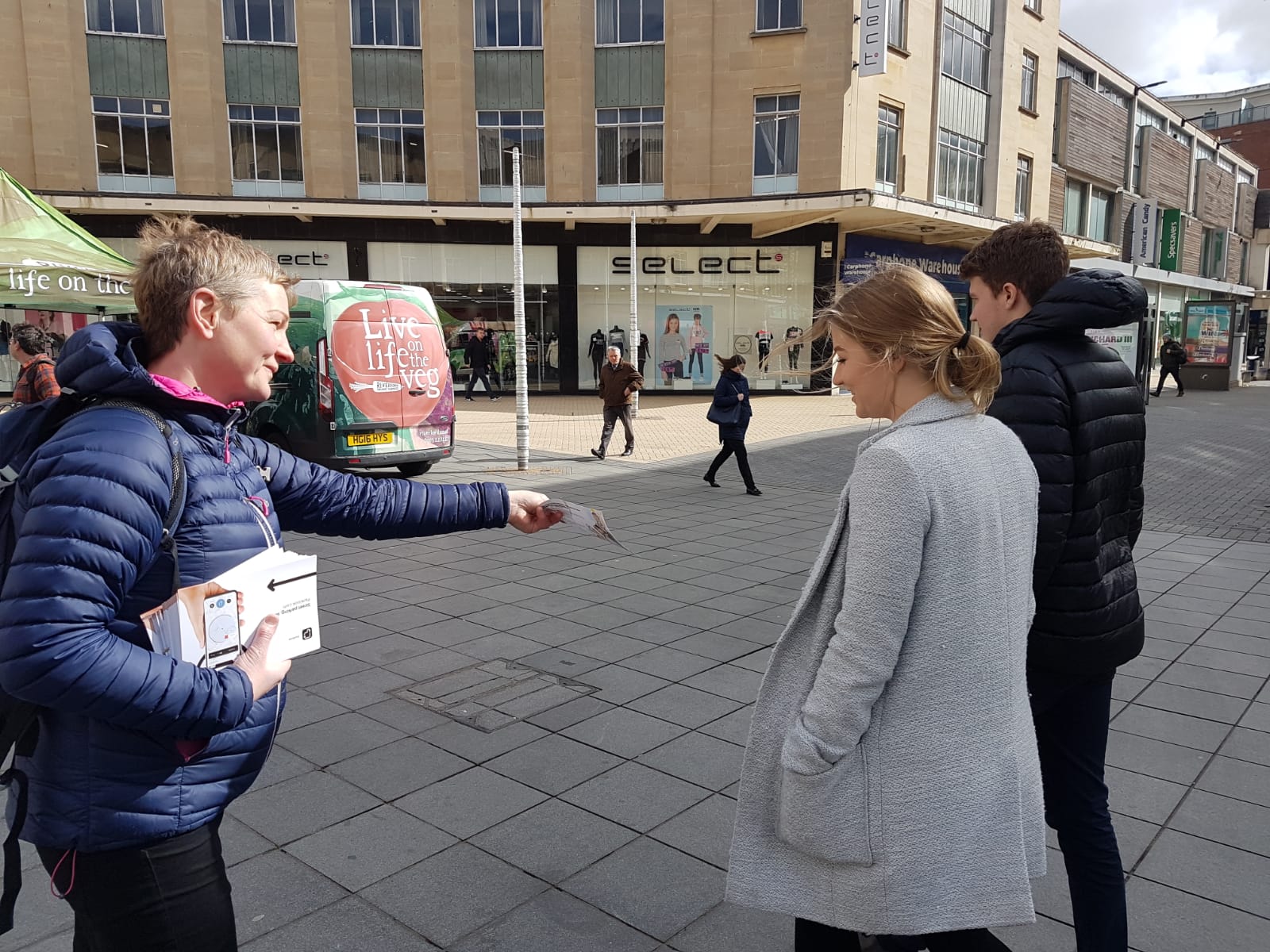 Leafleting Staff