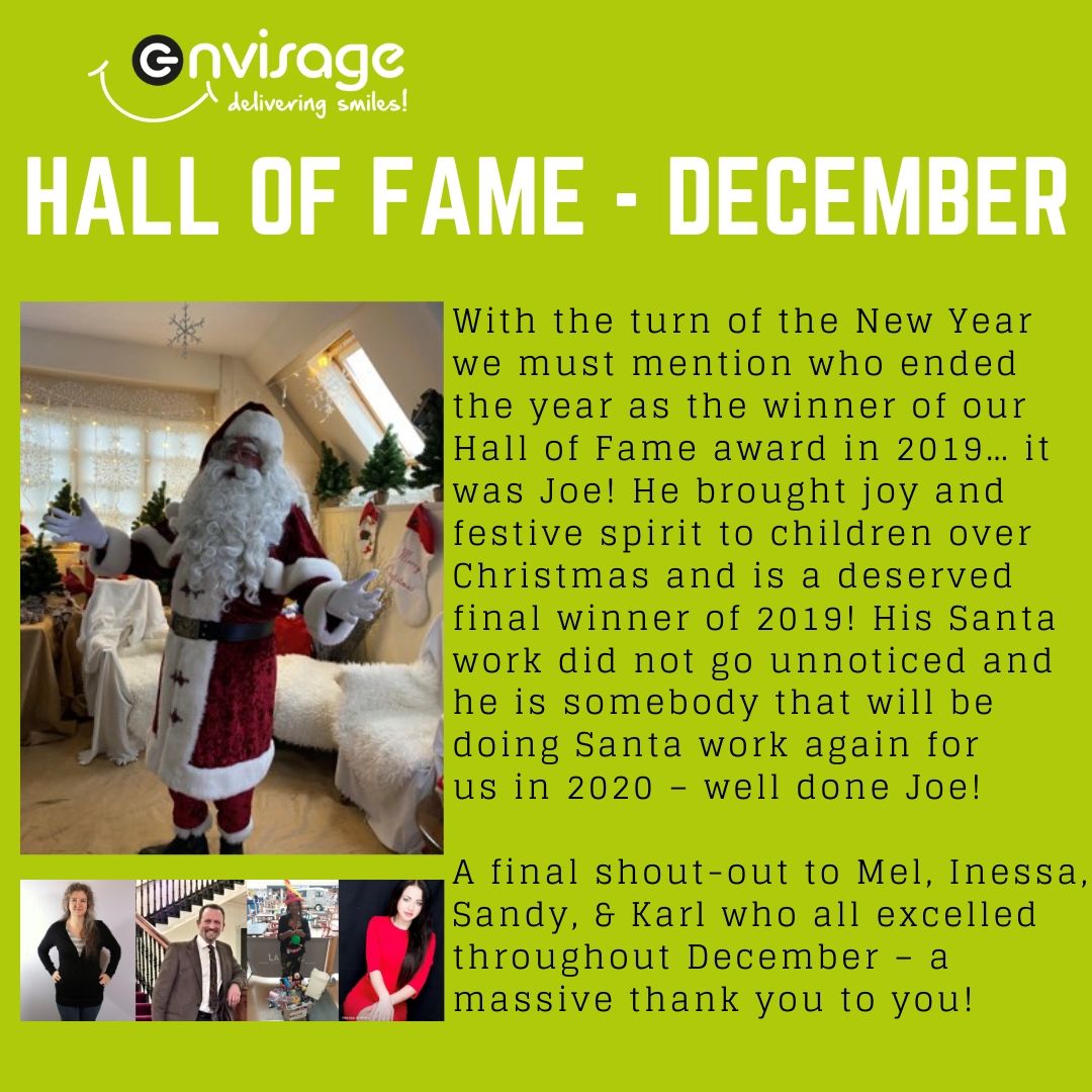 Hall of Fame - December