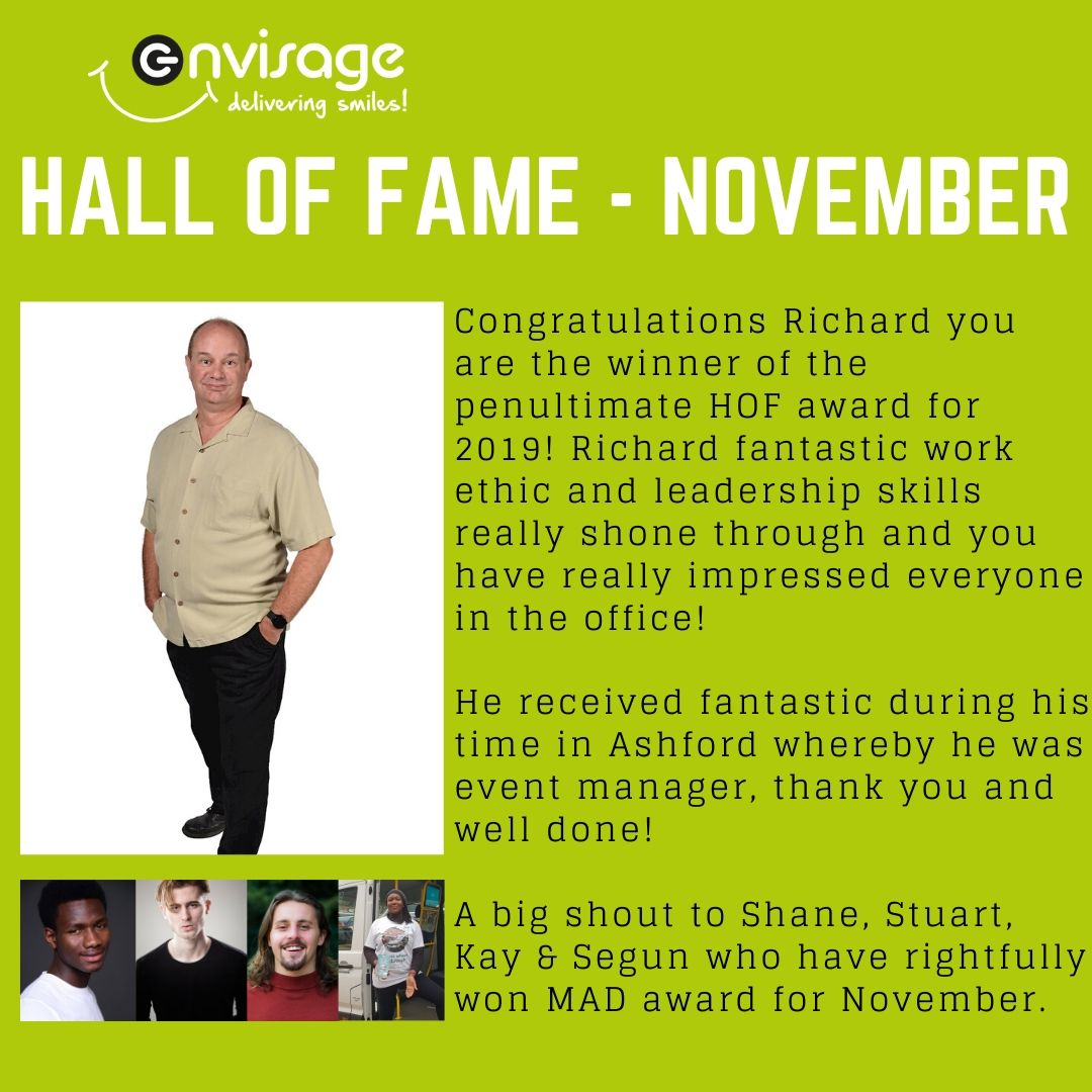 Hall of Fame - November