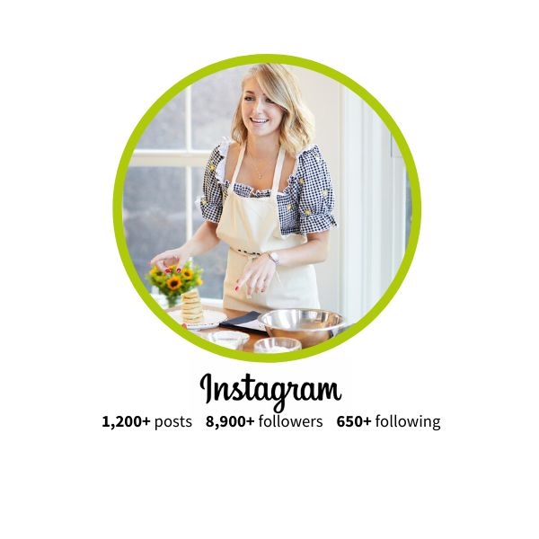 Instagram Food or product influencer