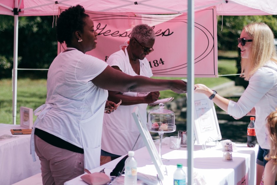 hospitality staff and gazebo hire