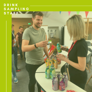 drink sampling staff