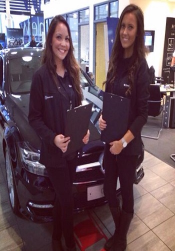 car showroom temporary sales staff