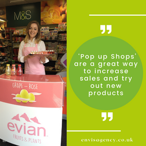 ‘Pop up Shops’ are a great way to increase sales and try out new products