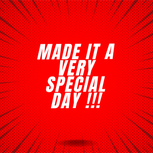Made it a very special day !!!