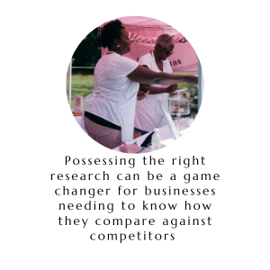 Possessing the right research can be a game changer for businesses needing to know how they compare against competitors