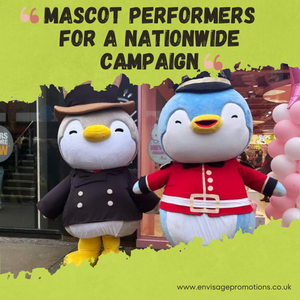 Mascot Performers for a Nationwide Campaign