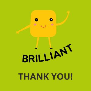Brilliant, Thank you