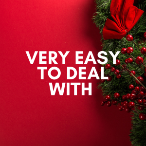 Very easy to deal with