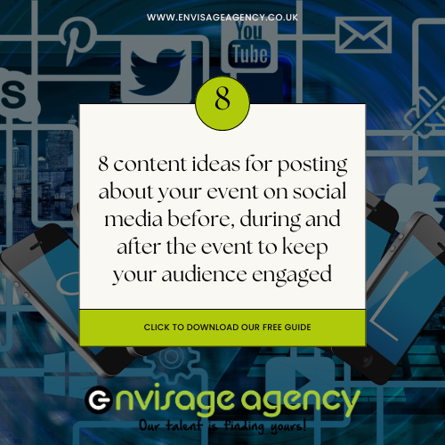 social media content posting ideas for events