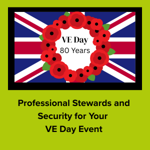 Security staff at VE Day Events