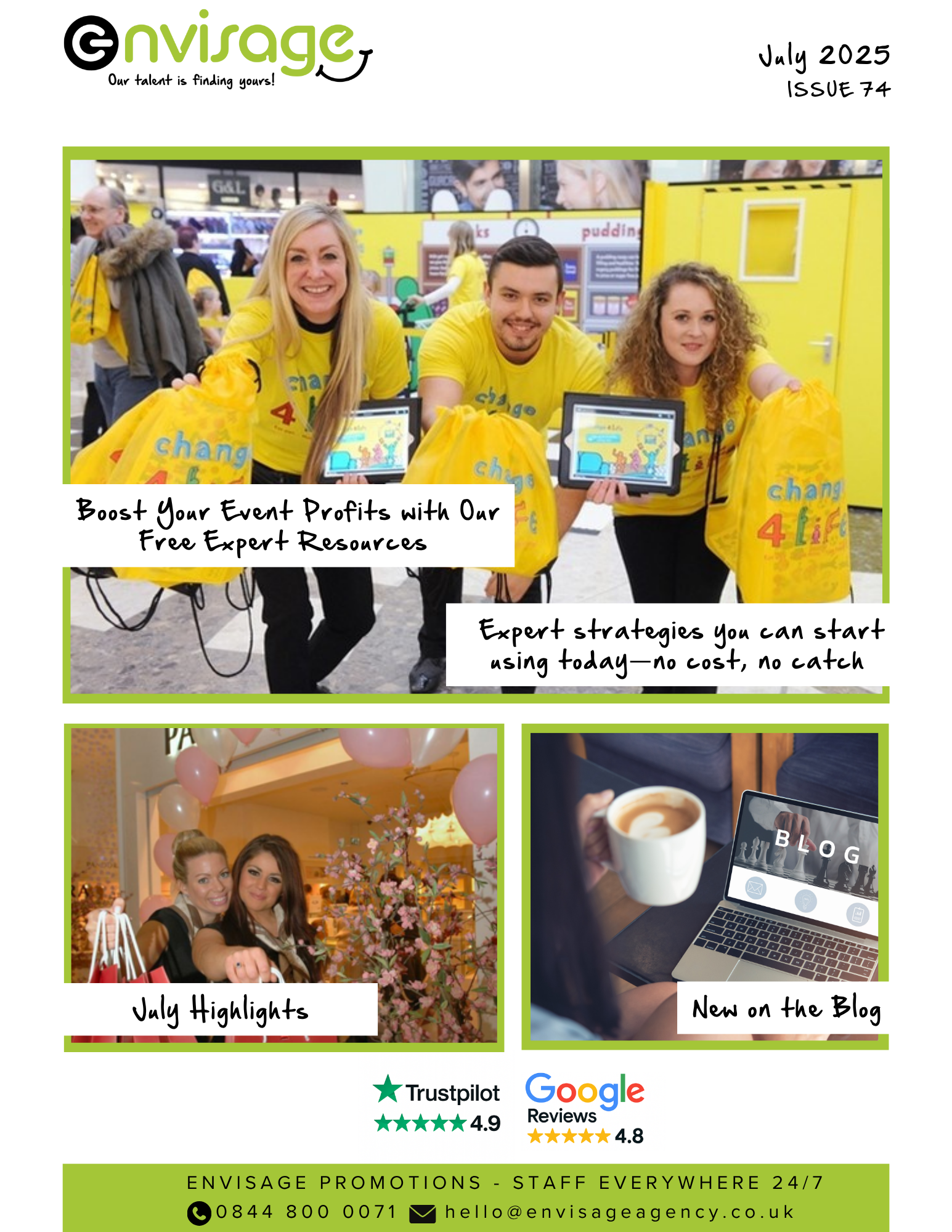 Envisage Newsletter - July 25